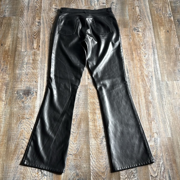 Mavi | Flare Low Rise Pleather Pants - Picture 5 of 8